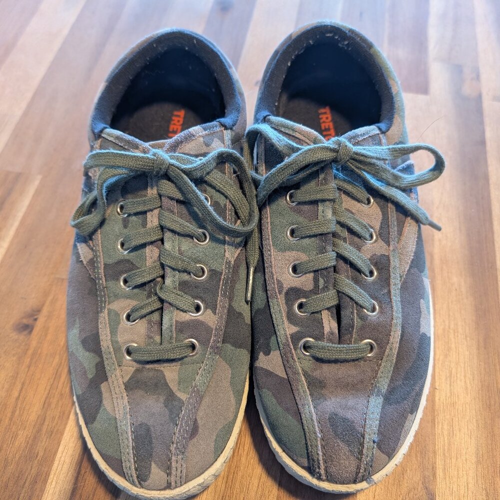 Leather camo-patterned Tretorn Sneakers Size 39